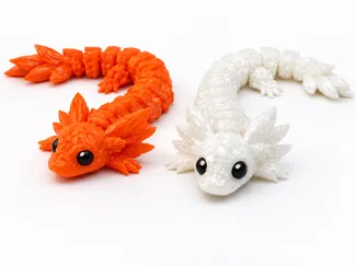 Cute Crystal Axolotl Flexi 