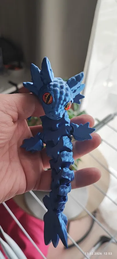 Cute Crystal Axolotl Flexi view 3