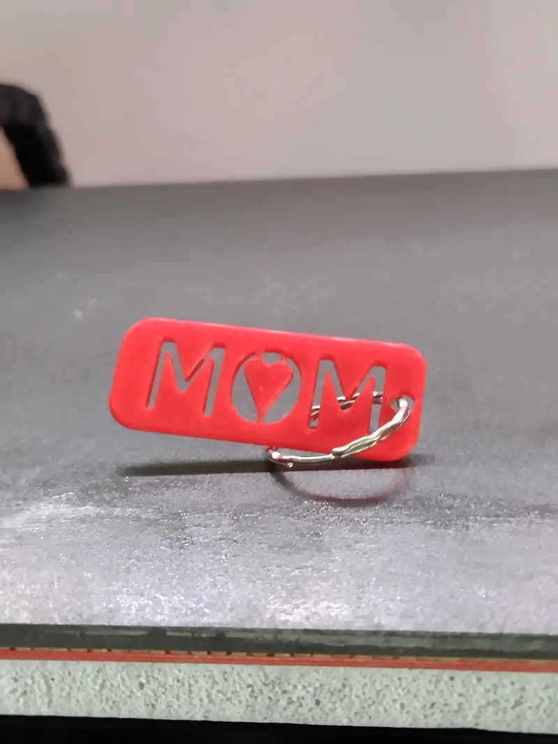 Mom Keyring