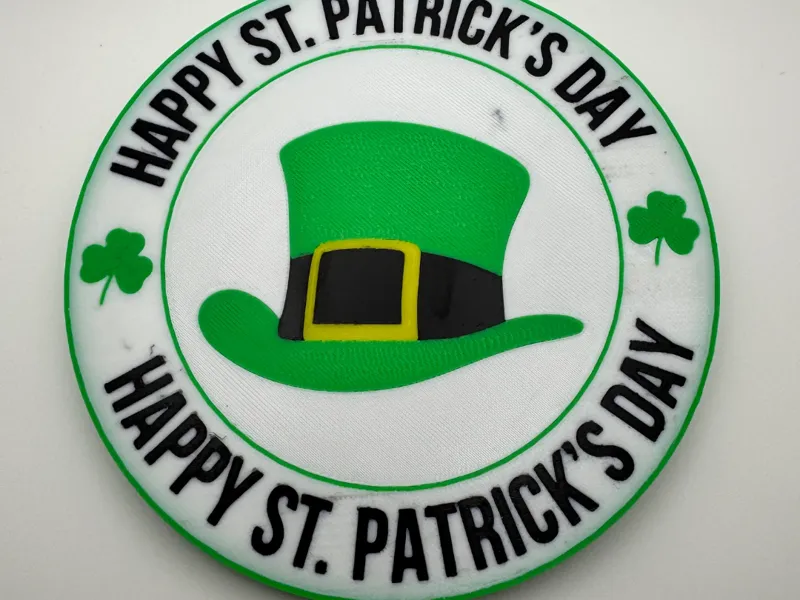 St Patricks Day Large Chain Necklace