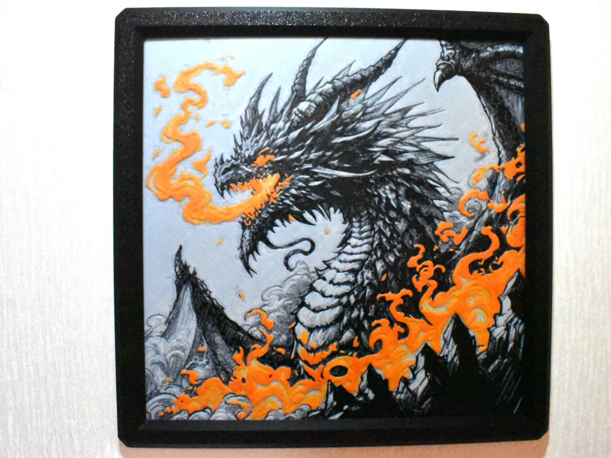 Dragon Hueforge - Free 3D Print Model - MakerWorld