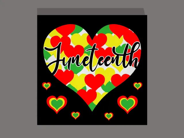 Juneteenth Shadow Box