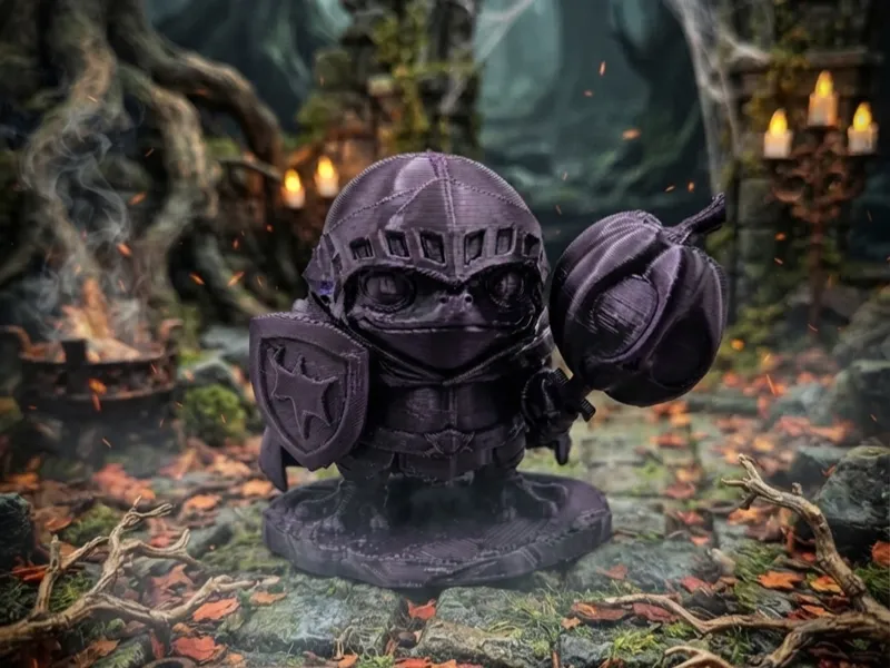 The Knight Frog: Guardian of the Patch
