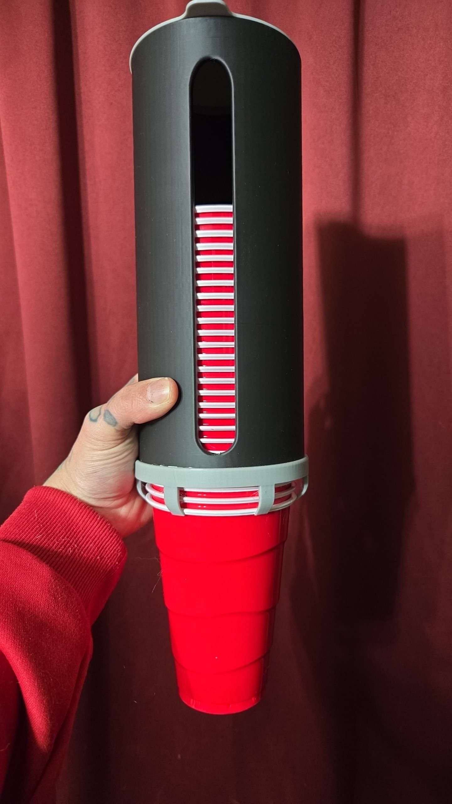Miniatura 2 do modelo 3D Plastic Cup Dispenser