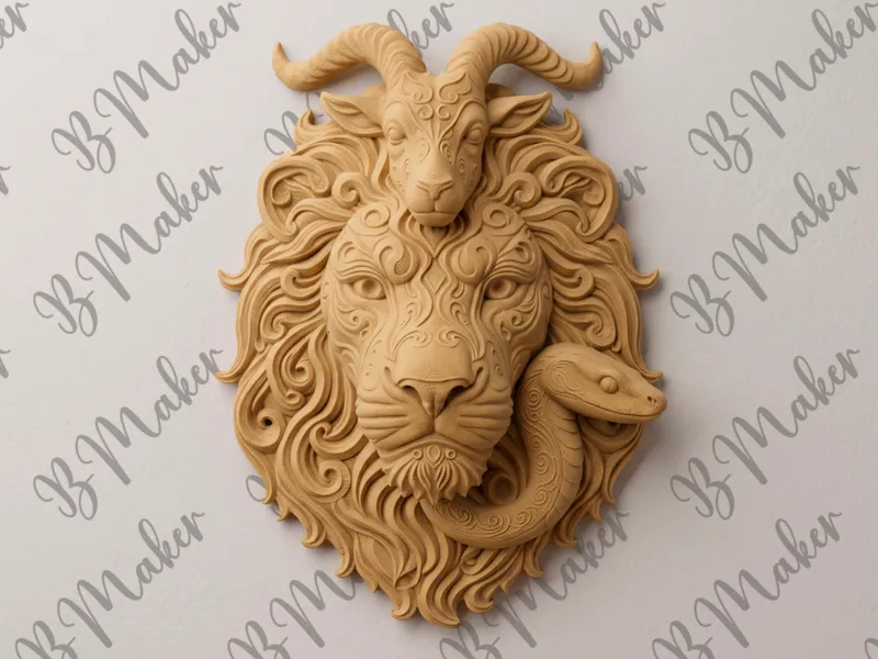 La Furia de Licia: Quimera Wall art