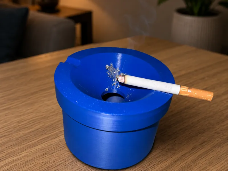 Windproof Smell-Reducing Ashtray 10cm diametar