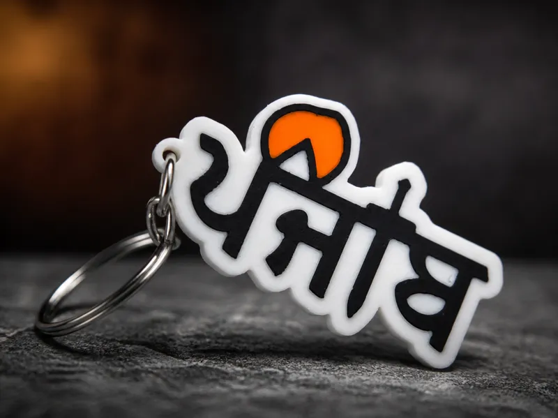 “Punjab” Keychain with Turban & Sword