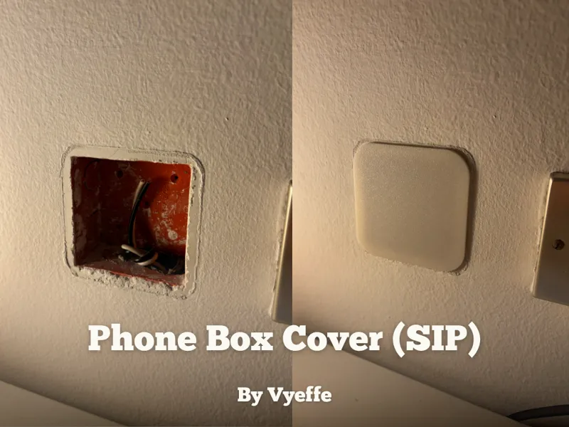 Wall Box Cover Cap for Phone Socket (SIP Box)