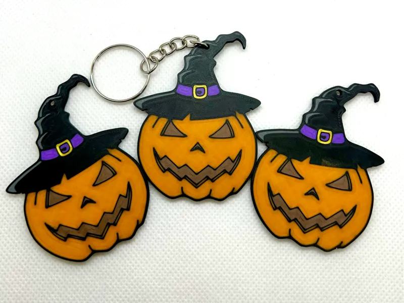 Pumpkin Halloween keychain calabaza Halloween