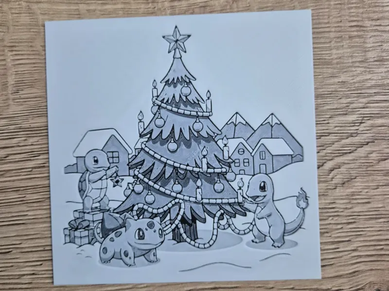 Kanto Starters Christmas Tree