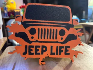 Jeep life hitch cover