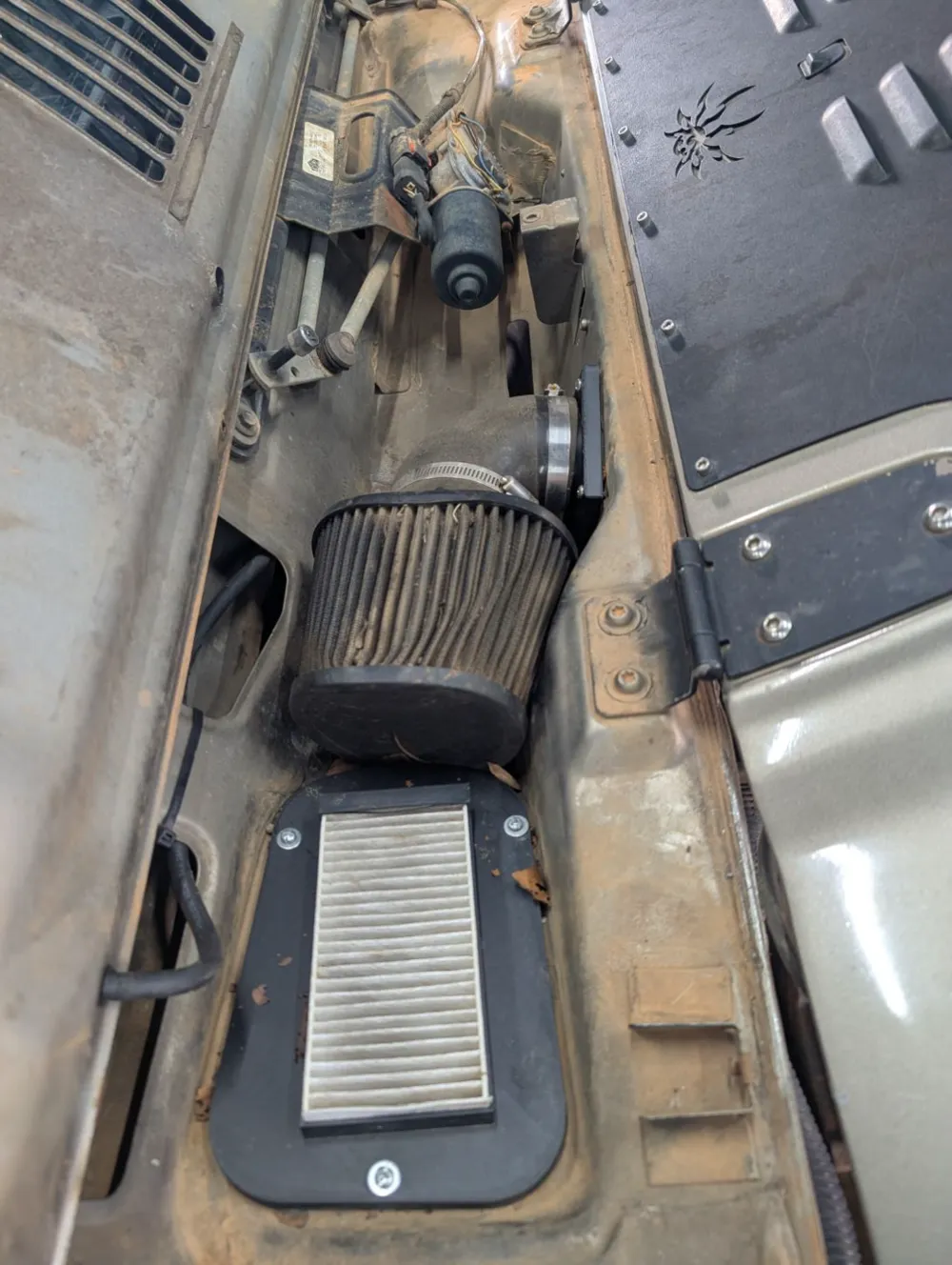 Jeep Wrangler TJ Cowl Intake by cortosis2009 MakerWorld: Download Free ...