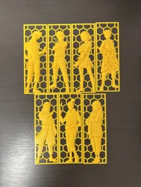 火影全身浮雕（宁次雏田鹿丸）