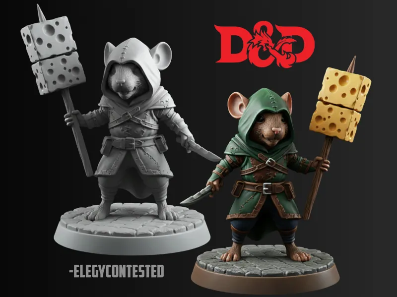 DnD Ready - Rogue Mice  (40mm)