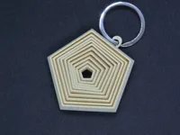 Porte-clés fidget pentagone — photo 1