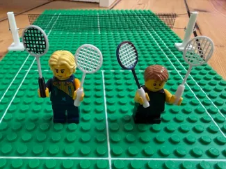 Badminton Racket bricks-compatible
