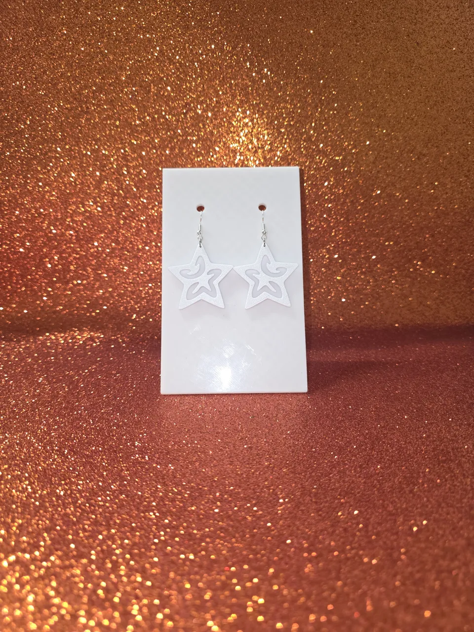 Mystic star earrings view 2