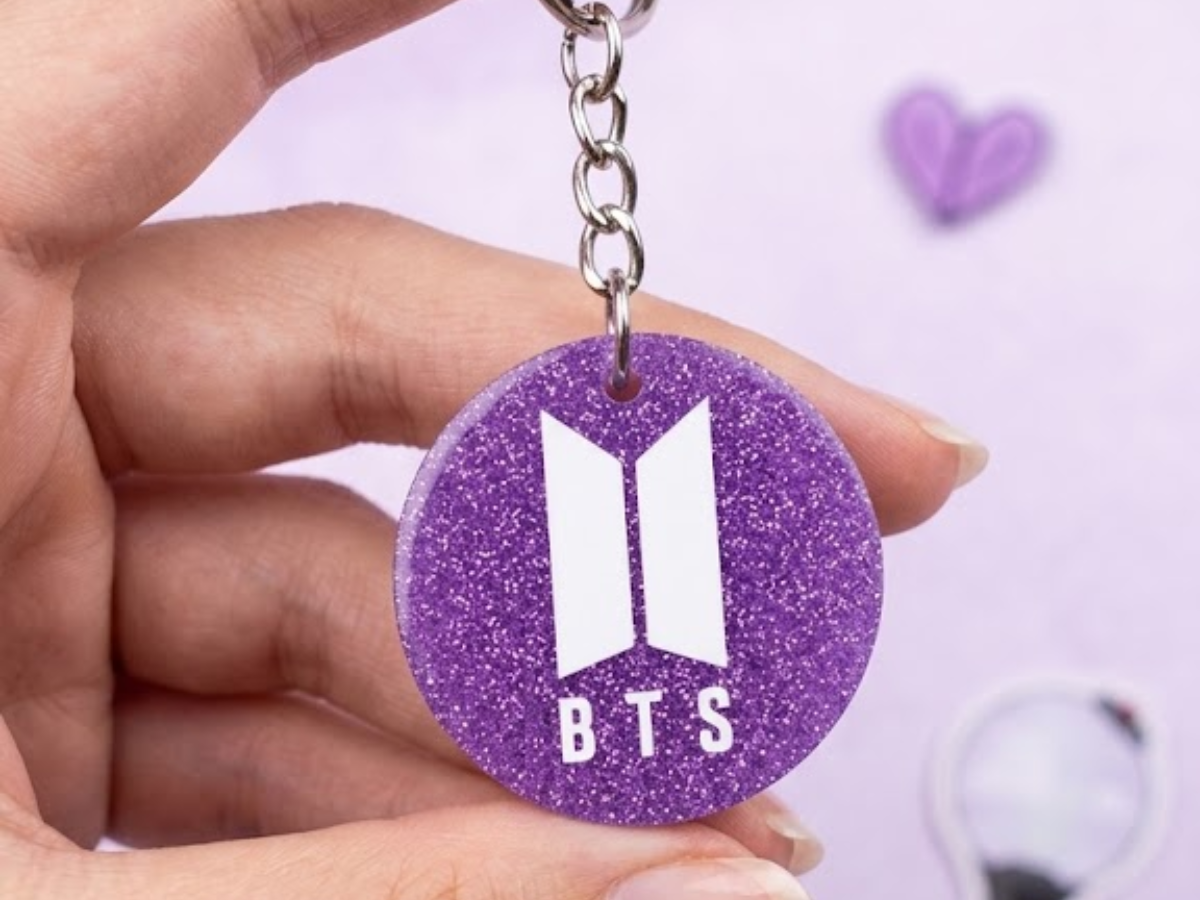 Chaveiro BTS simples e fácil de imprimir (AMS)
