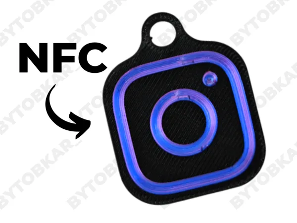 Porte-clés NFC Instagram