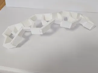 Bending auxetic structure
