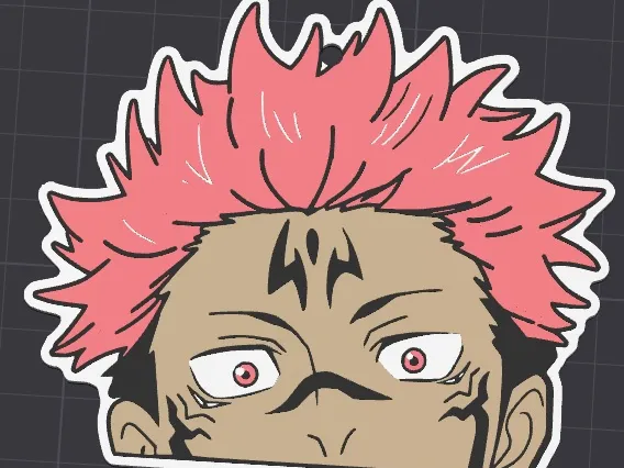 portachiavi jujutsu kaisen