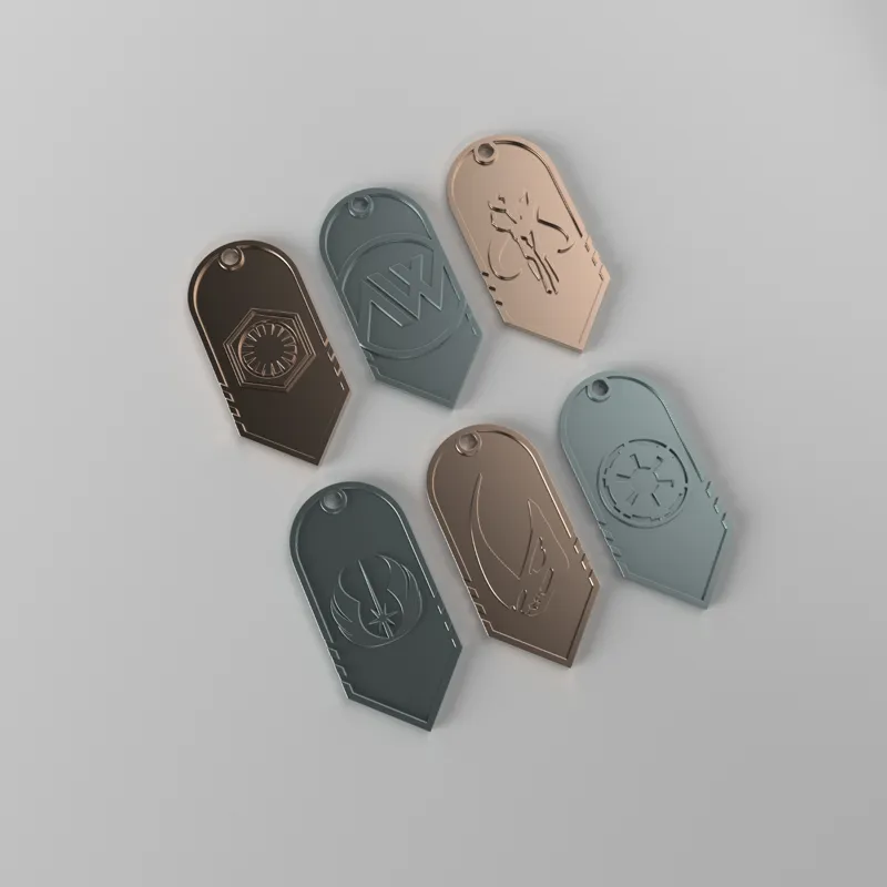 Star Wars inspired dog tags