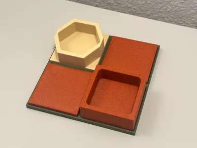 Worby Hexa and Square Shelf