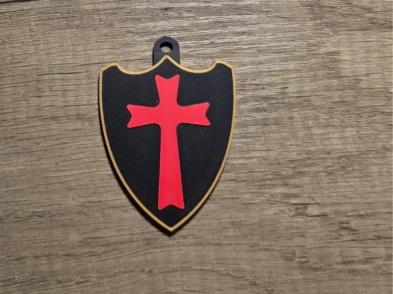 shield keychain