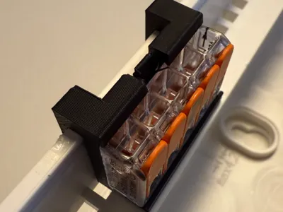 Adapter for WAGO 221-415 for Hager GZ*S rail