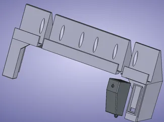 Monitor Mount for Logitech G4 Pro Flight Yoke