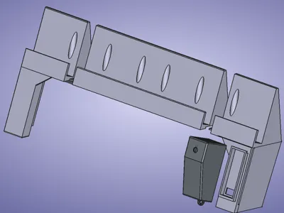 Monitor Mount for Logitech G4 Pro Flight Yoke