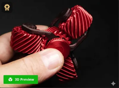 triple helix gear spinner