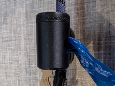 Rope Dog Leash Poop Bag Dispenser