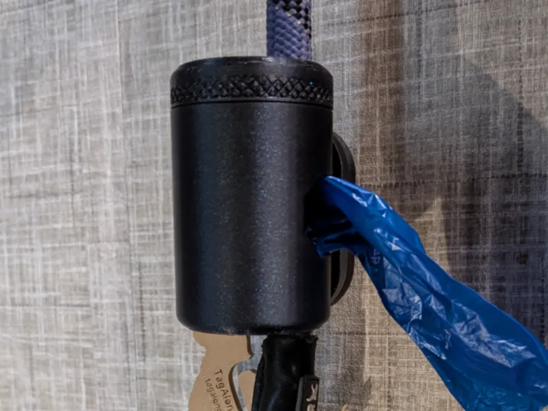Rope Dog Leash Poop Bag Dispenser