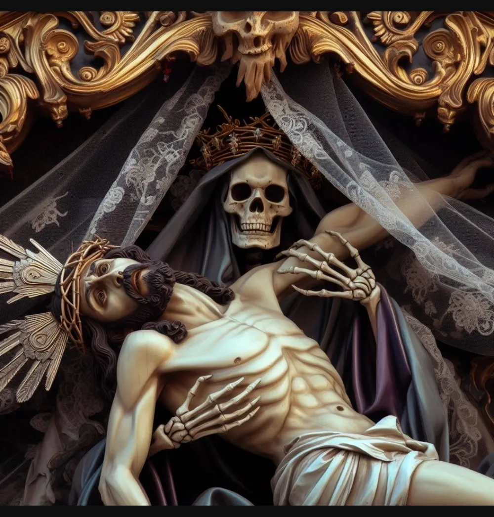 Most Holy Death Frame - Free 3D Print Model - MakerWorld