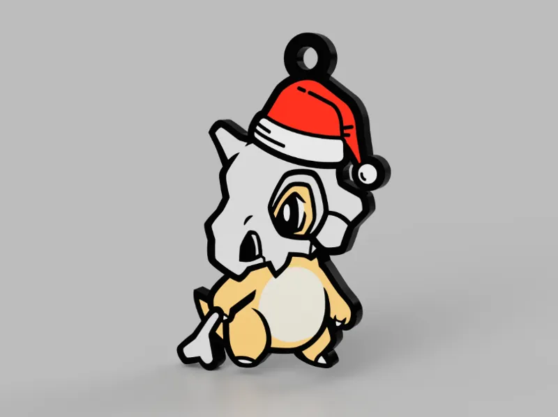[FREE] CUBONE X CHRISTMAS KEY CHAIN