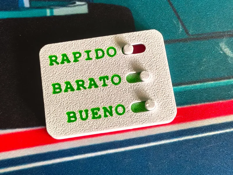 Rapido Barato Bueno