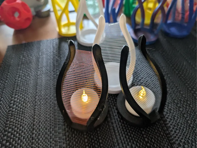 String Lamp Collection - Swan and Black Widow