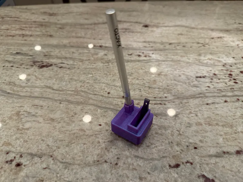 1x1 Gridfinity Refined Xacto Knife Holder