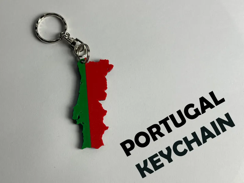 Portugal Keychain – Country Silhouette