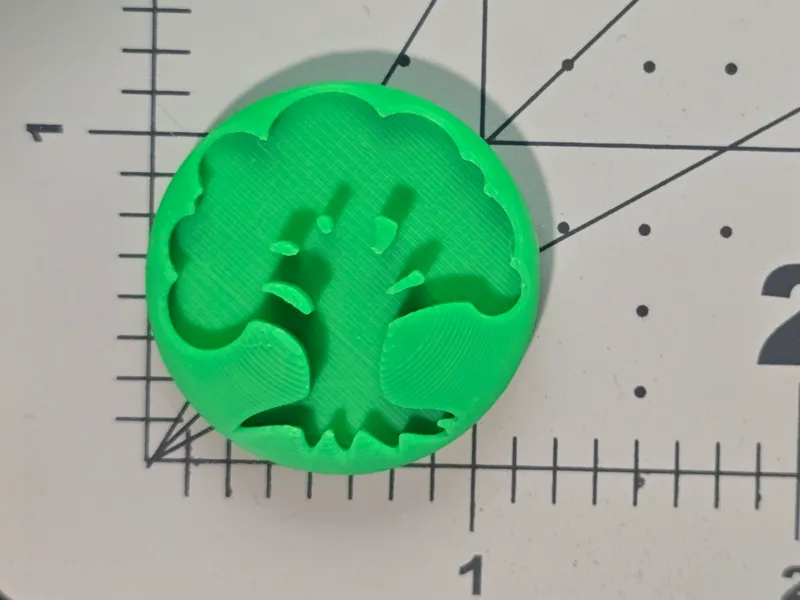 Mana Button Green