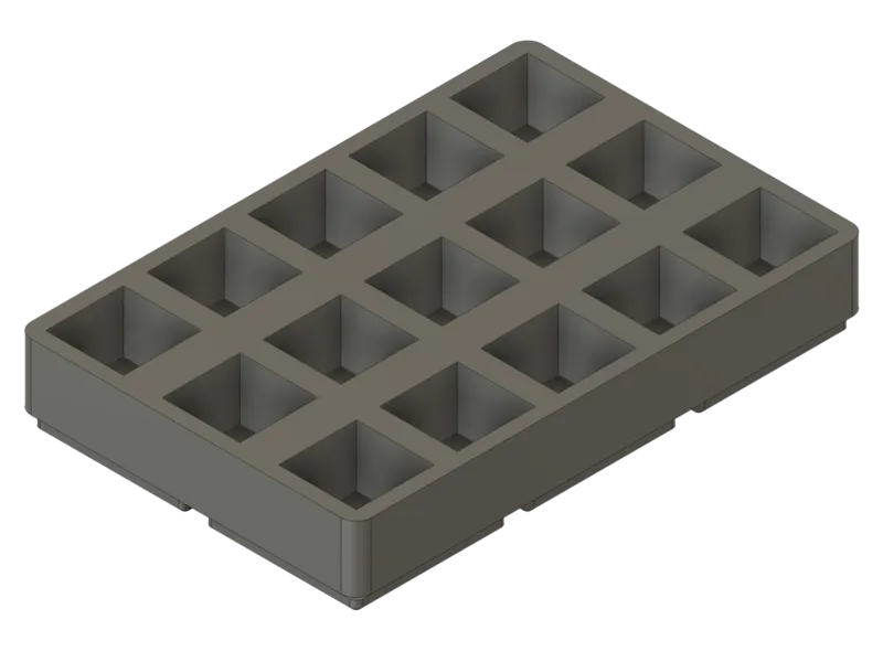 Gridfinity 2x3 Router Bit storage