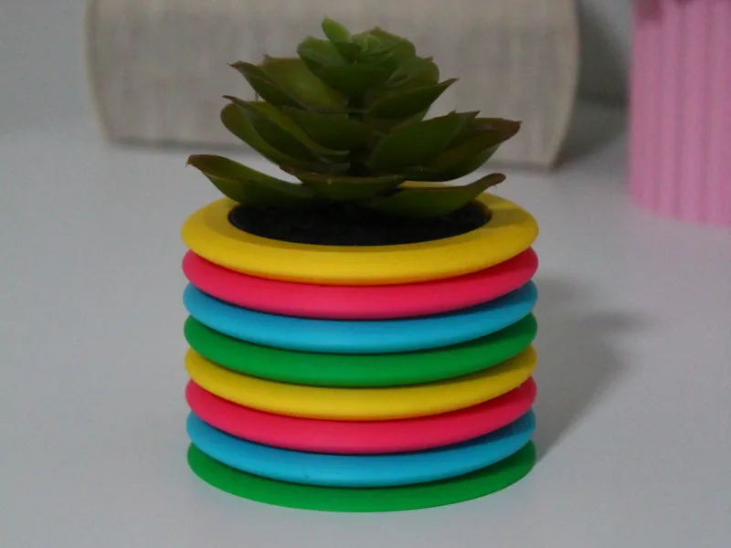 Succulent/Ikea Plant Pot With Rings (Color Core)