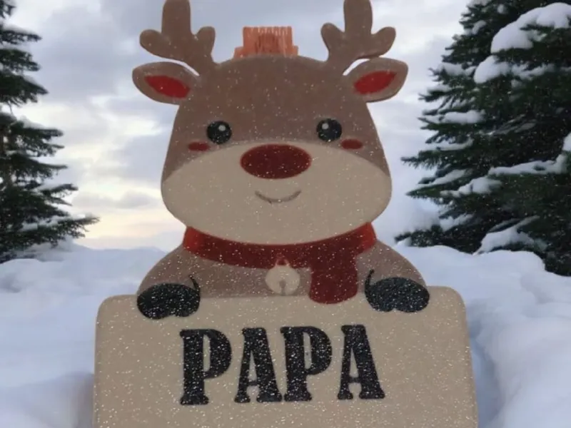 Adorno Navideño Reno 