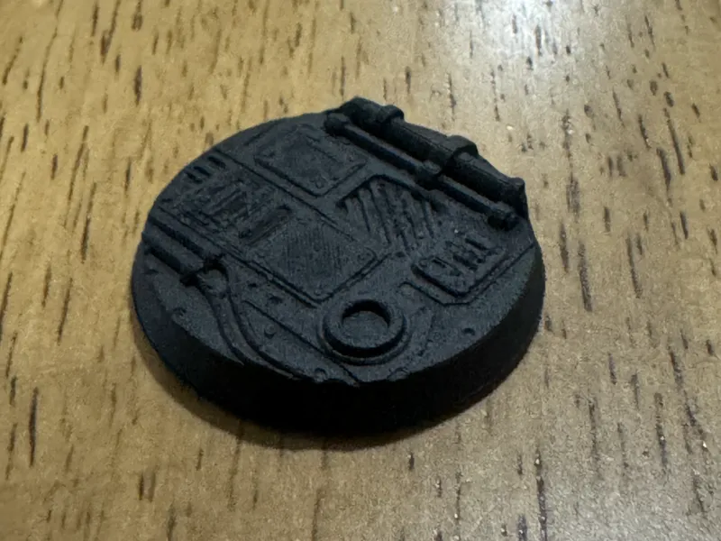 Sci fi Industrial Miniature Pad stand 35mm Base 
