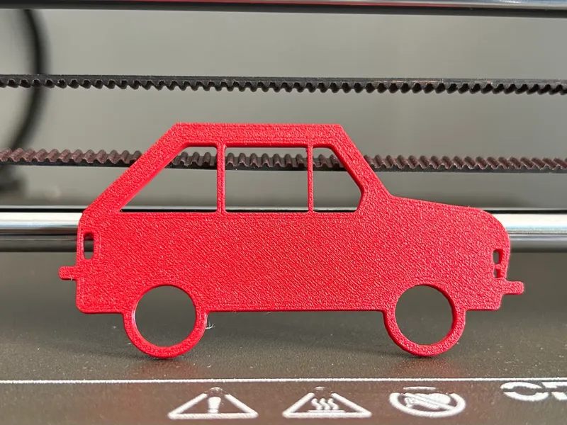 Fiat 126p (Maluch) - keychain / keyring