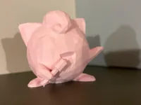 Rondoudou Pokémon low poly — photo 1