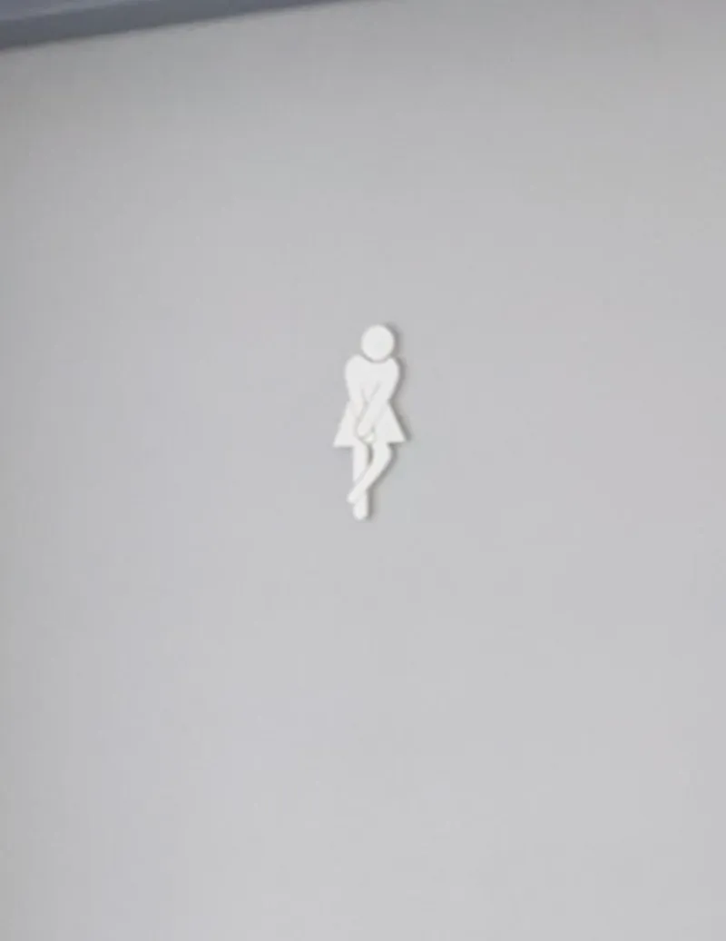Restroom Sign Woman Magnet