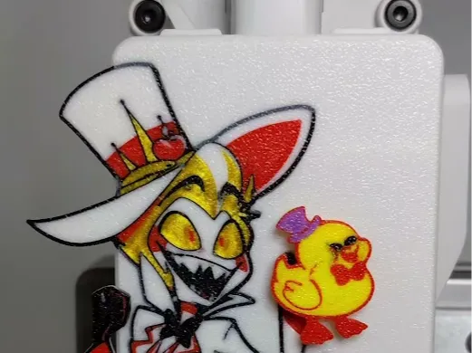 Lucifer with Duck Extruder cover