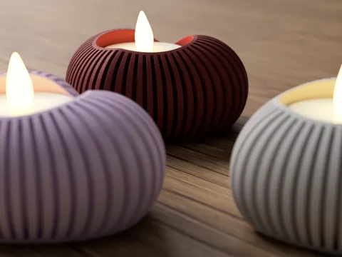 Heart led Tealight Holder view 3